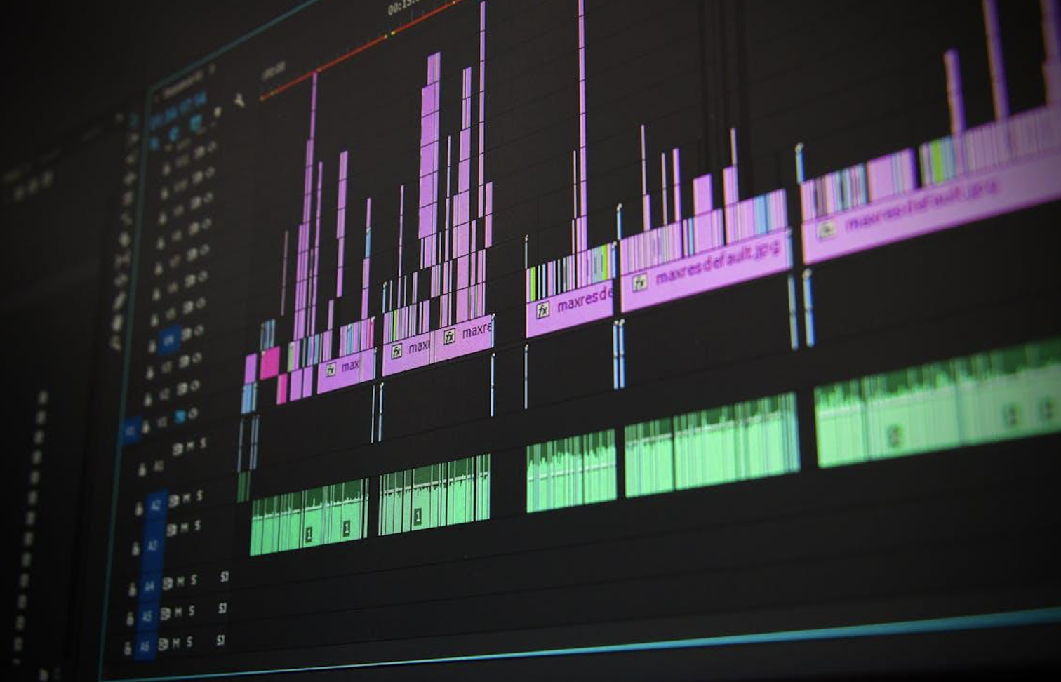 a screen displaying the process of forensic audio reconstruction